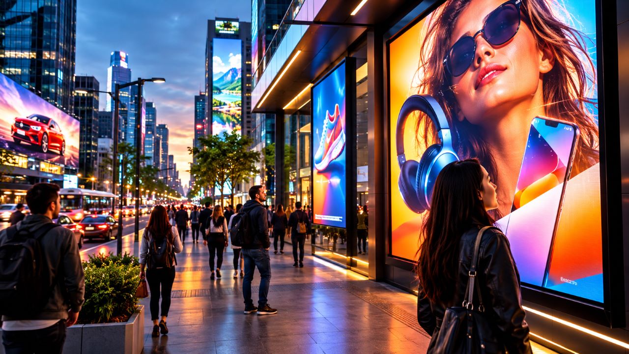 Mídia DOOH e Painéis de LED: Entenda o Futuro da Publicidade Externa