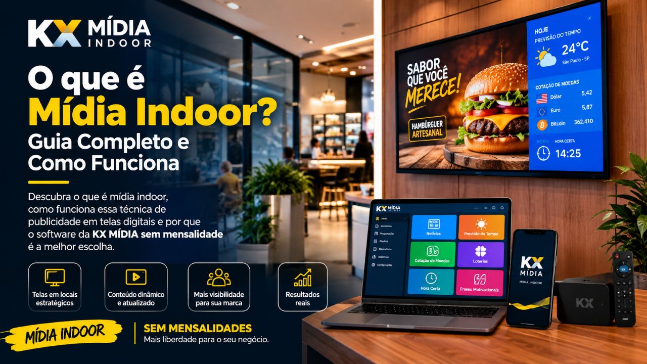 O que é Mídia Indoor? Guia Completo e Como Funciona